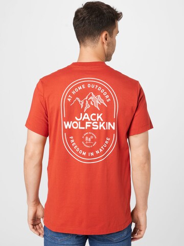 JACK WOLFSKIN - Camisa funcionais em laranja