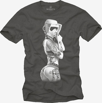 MAKAYA Shirt in Grey: front