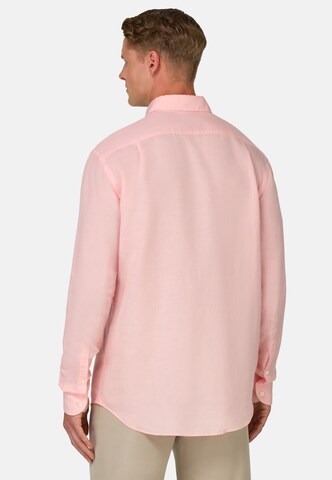 Boggi Milano Regular fit Button Up Shirt in Pink