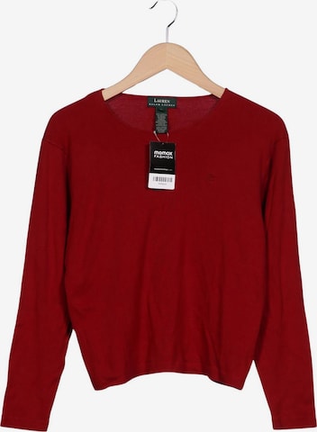 Lauren Ralph Lauren Langarmshirt L in Rot: Vorderseite