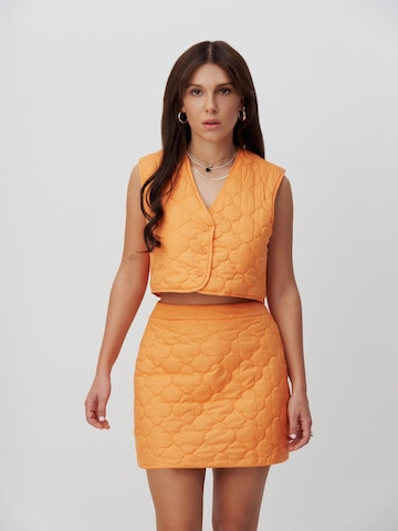 florence by mills exclusive for ABOUT YOU Bodywarmer 'Crisp Air' in Oranje: voorkant