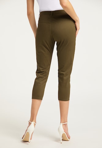 DreiMaster Klassik Slimfit Caprihose in Braun