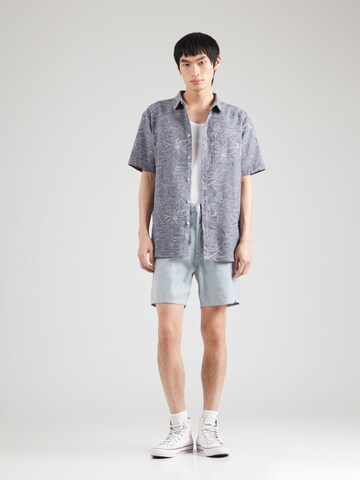 Coupe regular Chemise 'Santo' Iriedaily en bleu