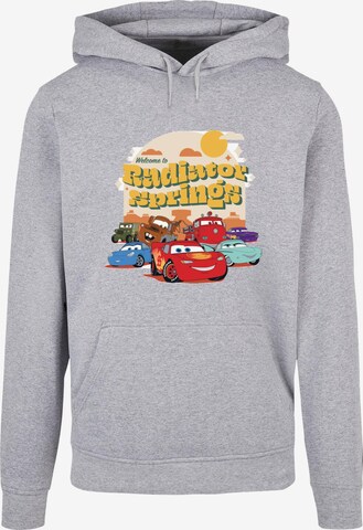 ABSOLUTE CULT Sweatshirt 'Cars - Radiator Springs Group' in Grau: predná strana
