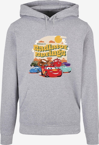 ABSOLUTE CULT Sweatshirt 'Cars - Radiator Springs Group' in Grijs: voorkant