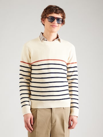 INDICODE JEANS Neulepaita 'Mars' värissä valkoinen: etupuoli