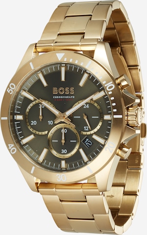 BOSS Black Analoog horloge in Goud: voorkant