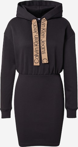 Calvin Klein Jeans Dress in Black: front