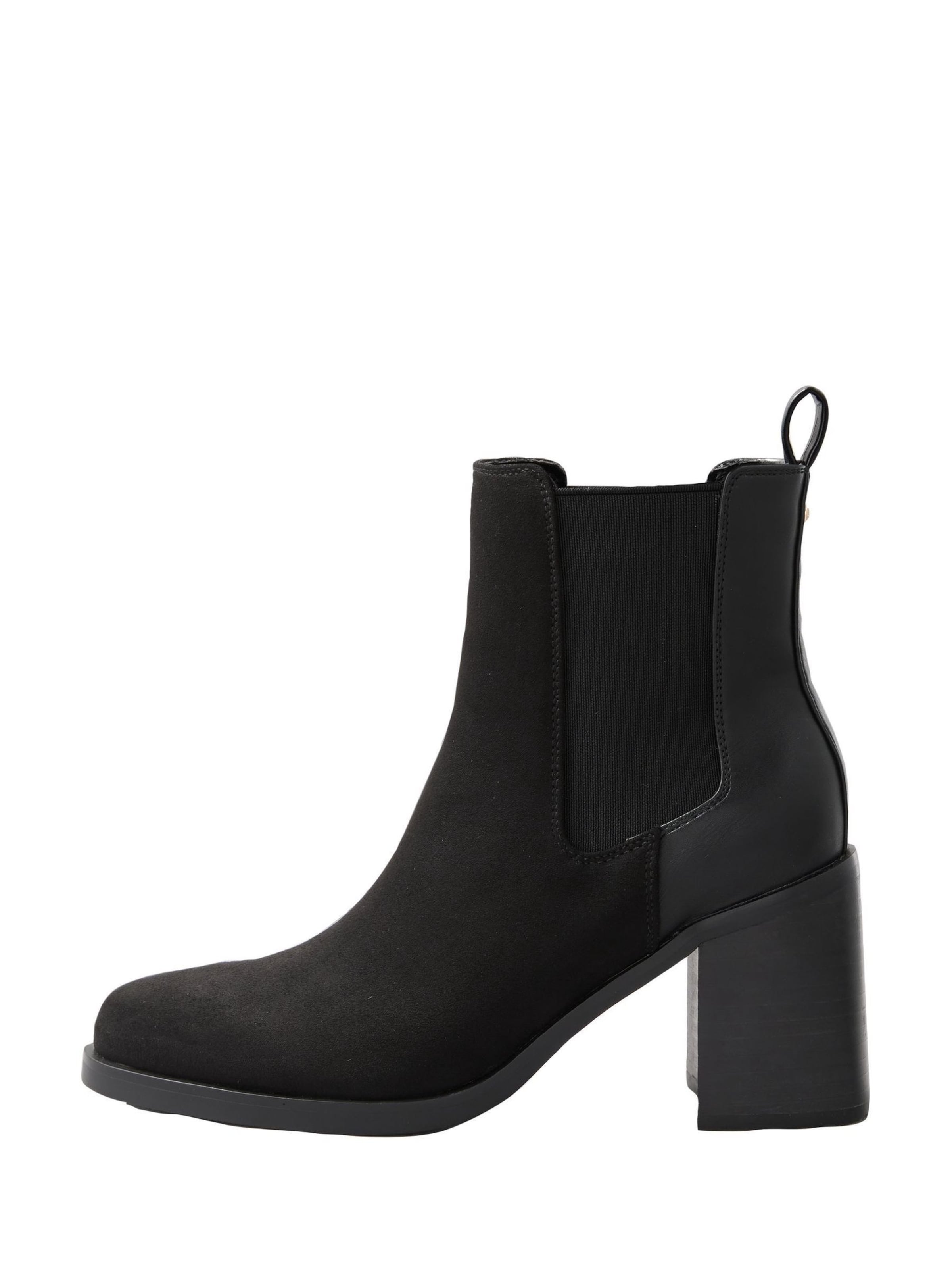 Lipsy - Botas Chelsea en negro: frente