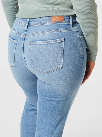 ONLY Carmakoma Regular Jeans 'Mily' in Blau