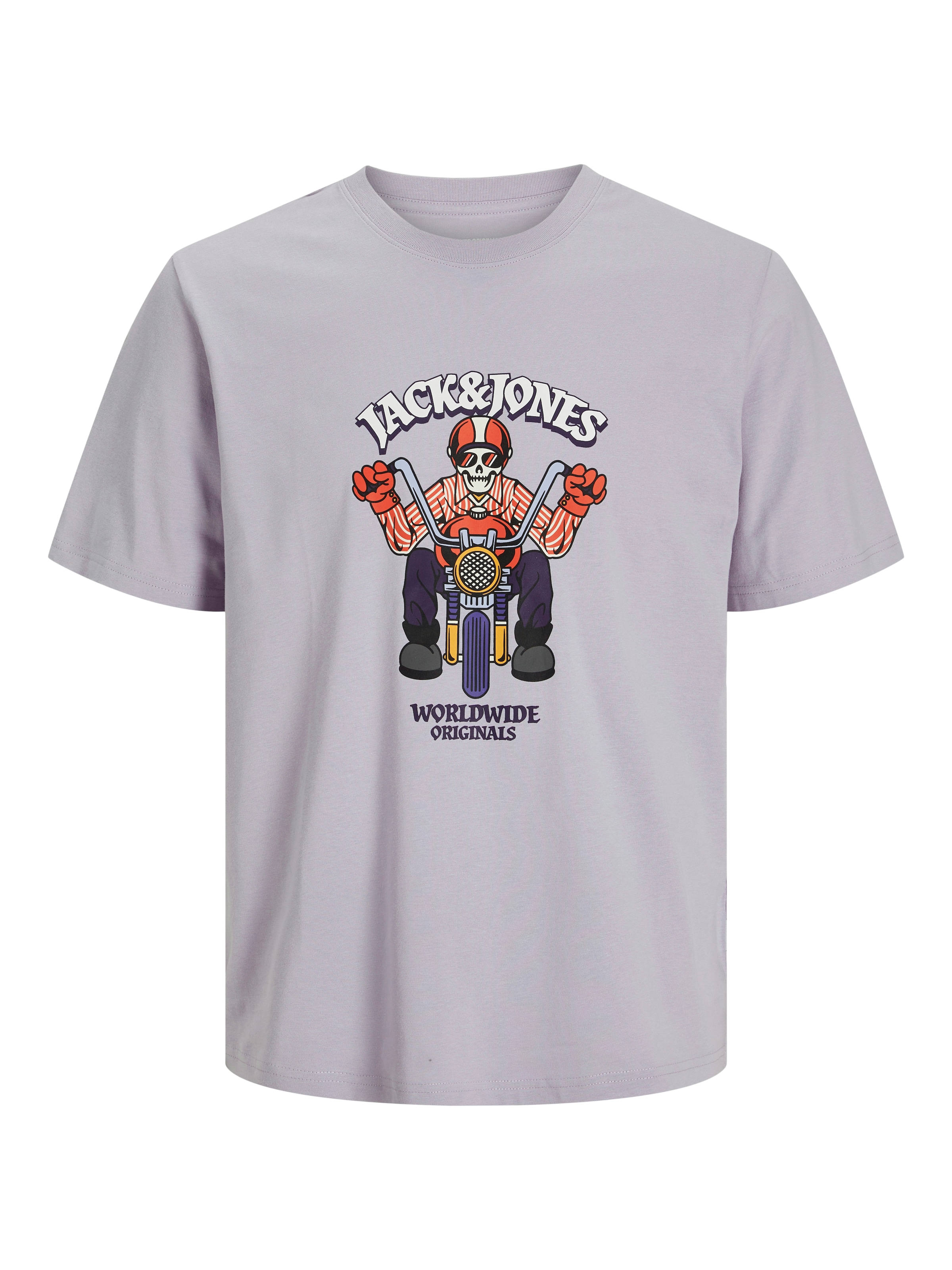 T-Shirt 'JORAnatomy' JACK & JONES en violet : devant