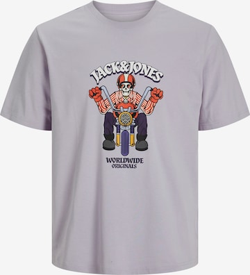 JACK & JONES T-Shirt 'JORAnatomy' in Lila: Vorderseite