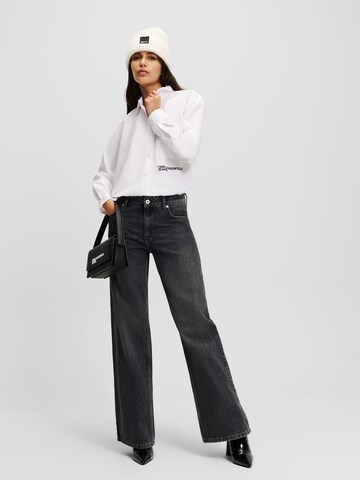 KARL LAGERFELD JEANS Μπλούζα σε λευκό