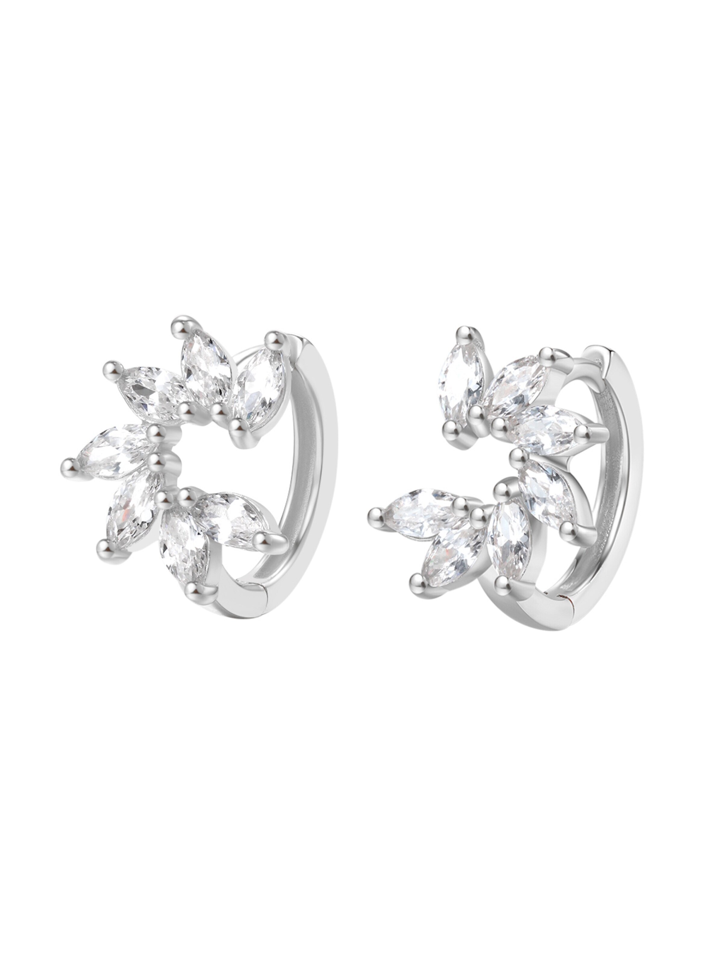 Hey Happiness Earrings 'Petal' in Silver