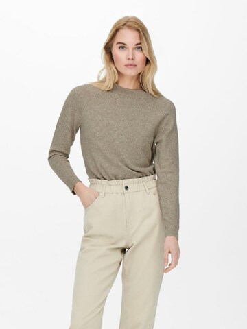 ONLY Sweater 'Rica' in Beige: front