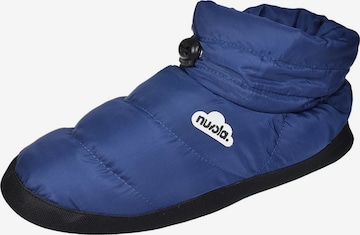 Nuvola. Slipper 'Boot Home' in Blue: front