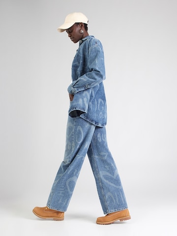 HUGO Loosefit Farmer 'Gamala_B' - kék