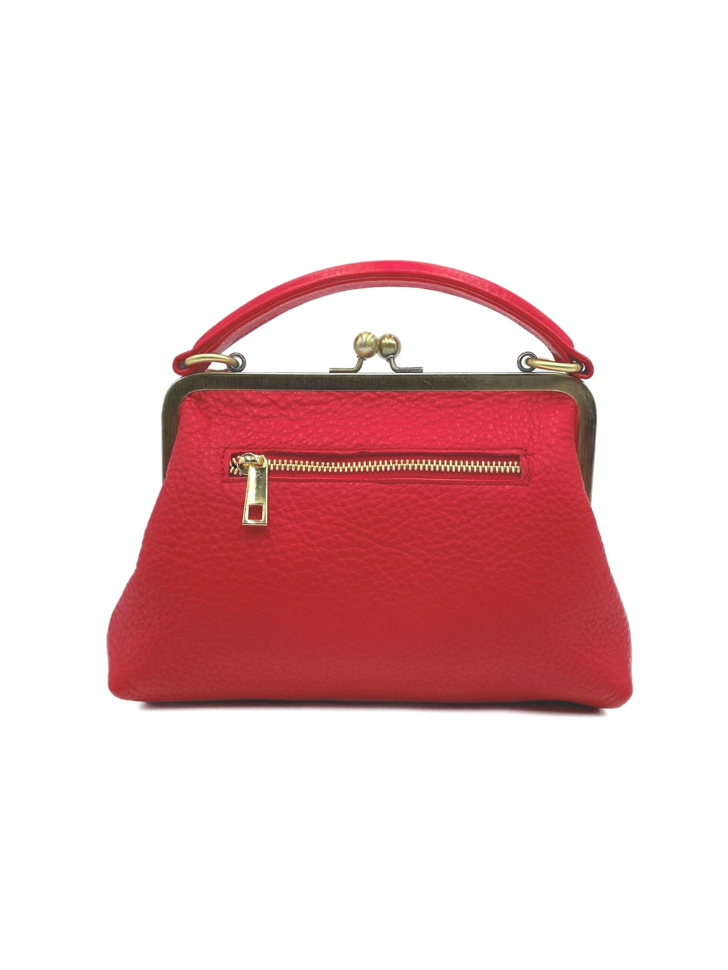 Sacs à main 'Kleine Olive – Leder Handtasche & Umhängetasche' Taschenkinder en rouge