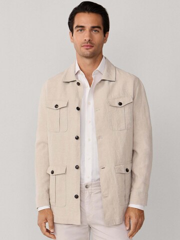 Giacca di mezza stagione di Hackett London in beige: frontale