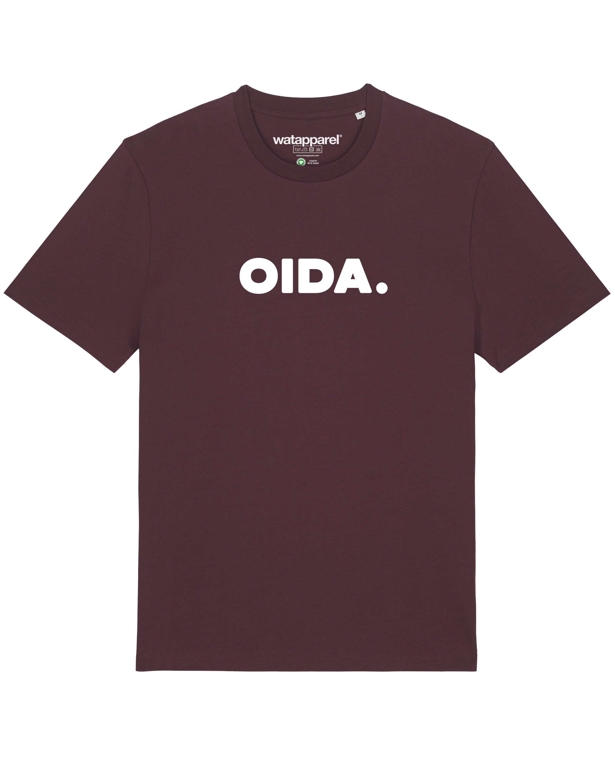 T-Shirt 'Oida' Watapparel en rouge : devant