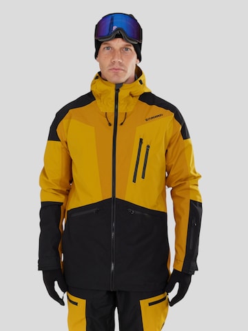 Fundango Udendørsjakke 'Rigel ECO 3L ' i gul: forside
