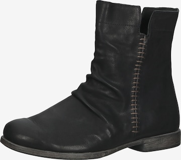 Bottines THINK! en noir : devant