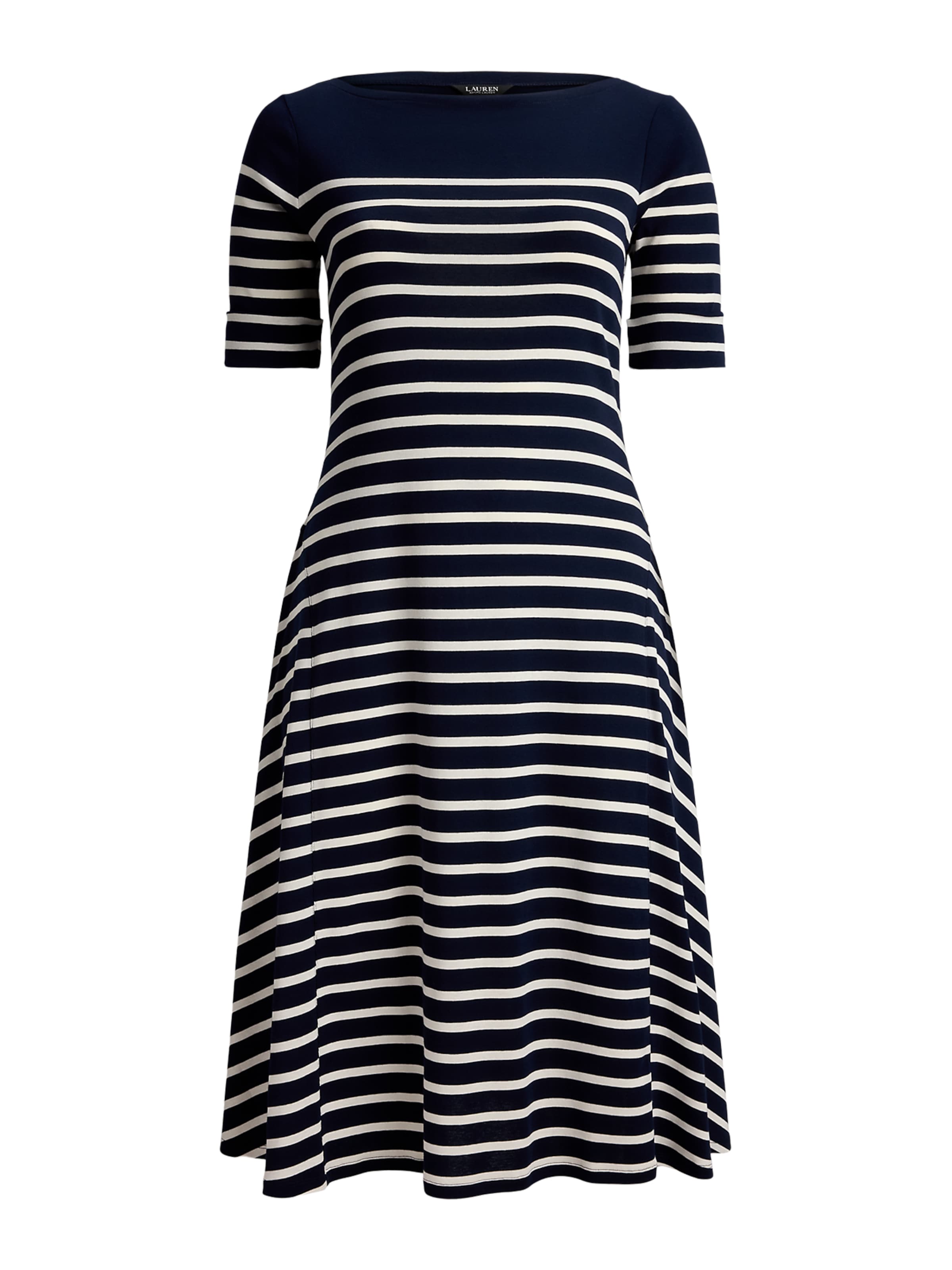 Lauren Ralph Lauren Plus Jurk &#x27;MUNZIE&#x27; in Blauw: voorkant