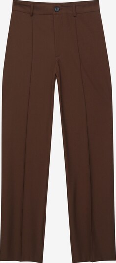 Pull&Bear Bukser med fals i mørkebrun, Produktvisning