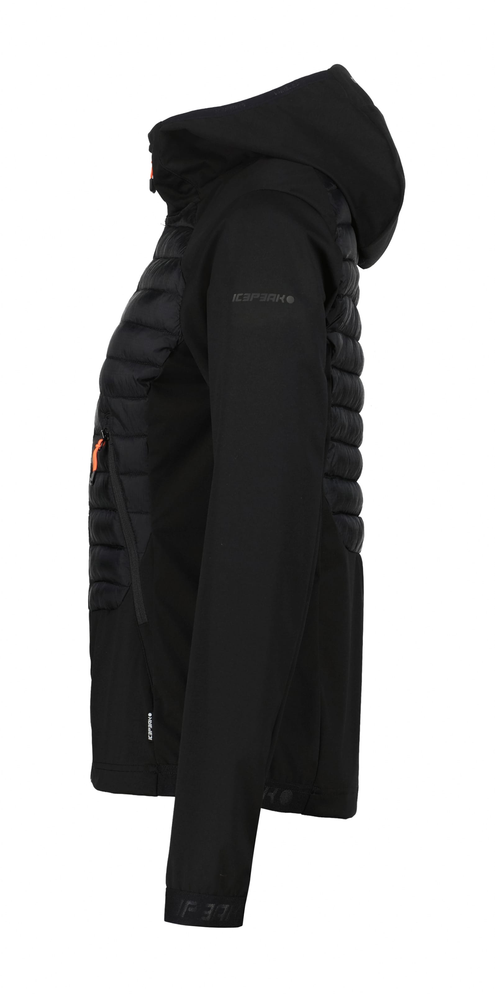 ICEPEAK Zunanja jakna 'Deerton' | črna barva