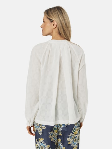 Chemisier 'MaDaxeni' Masai en blanc