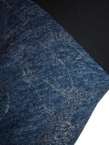 dunkle design Skirt 'Feinstrick Glitzer' in Blue