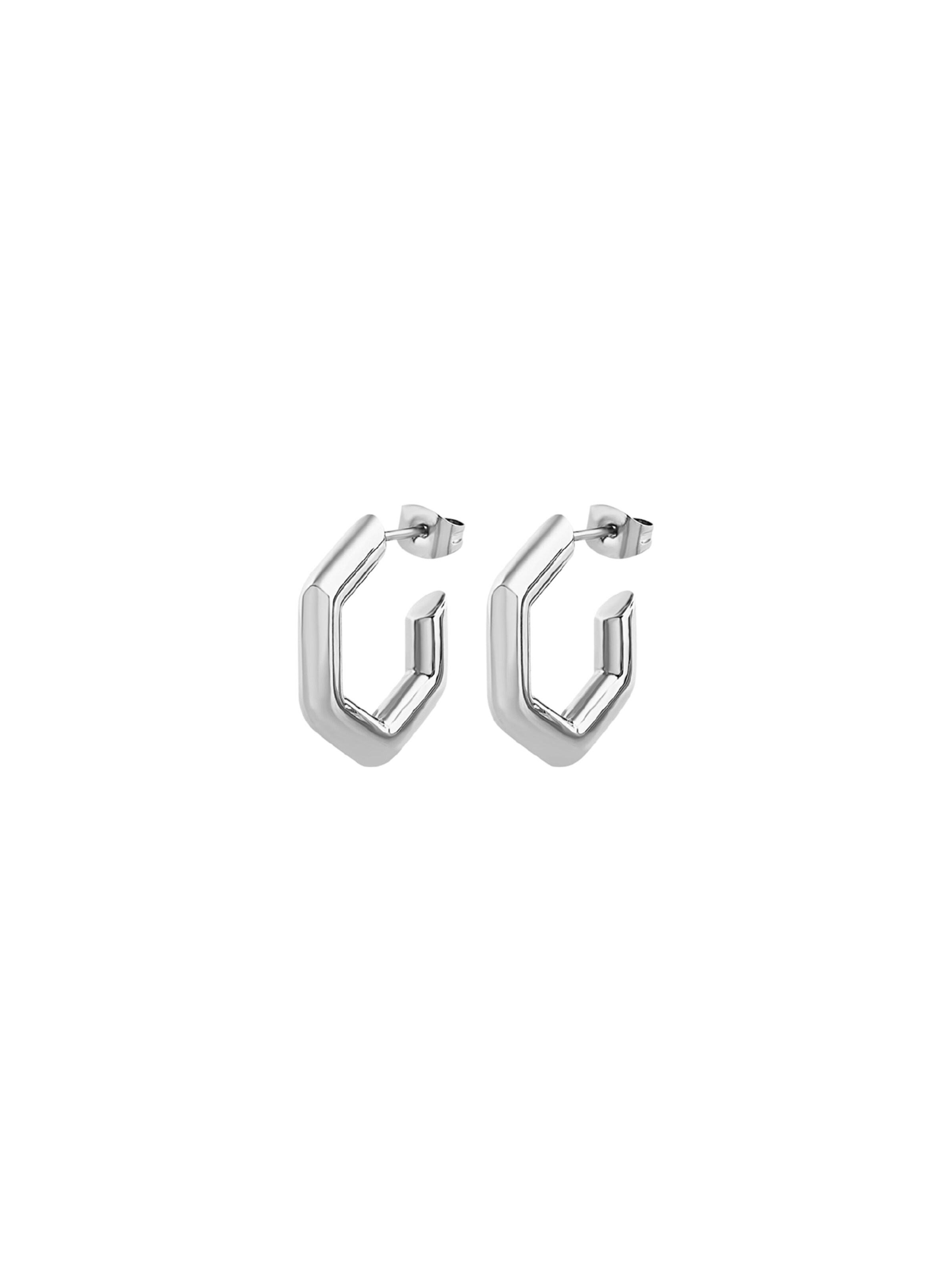 Boucles d'oreilles Breil en argent : devant