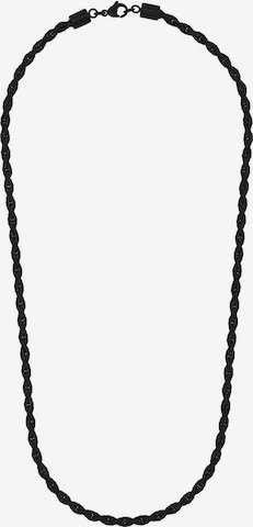 AMOR Necklace in Black: front