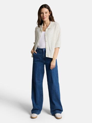 TOM TAILOR Gebreid vest in Wit