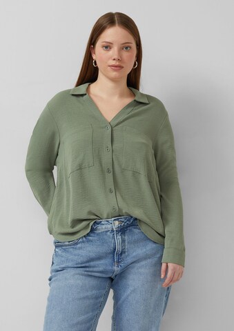 Chemisier QS en vert : devant