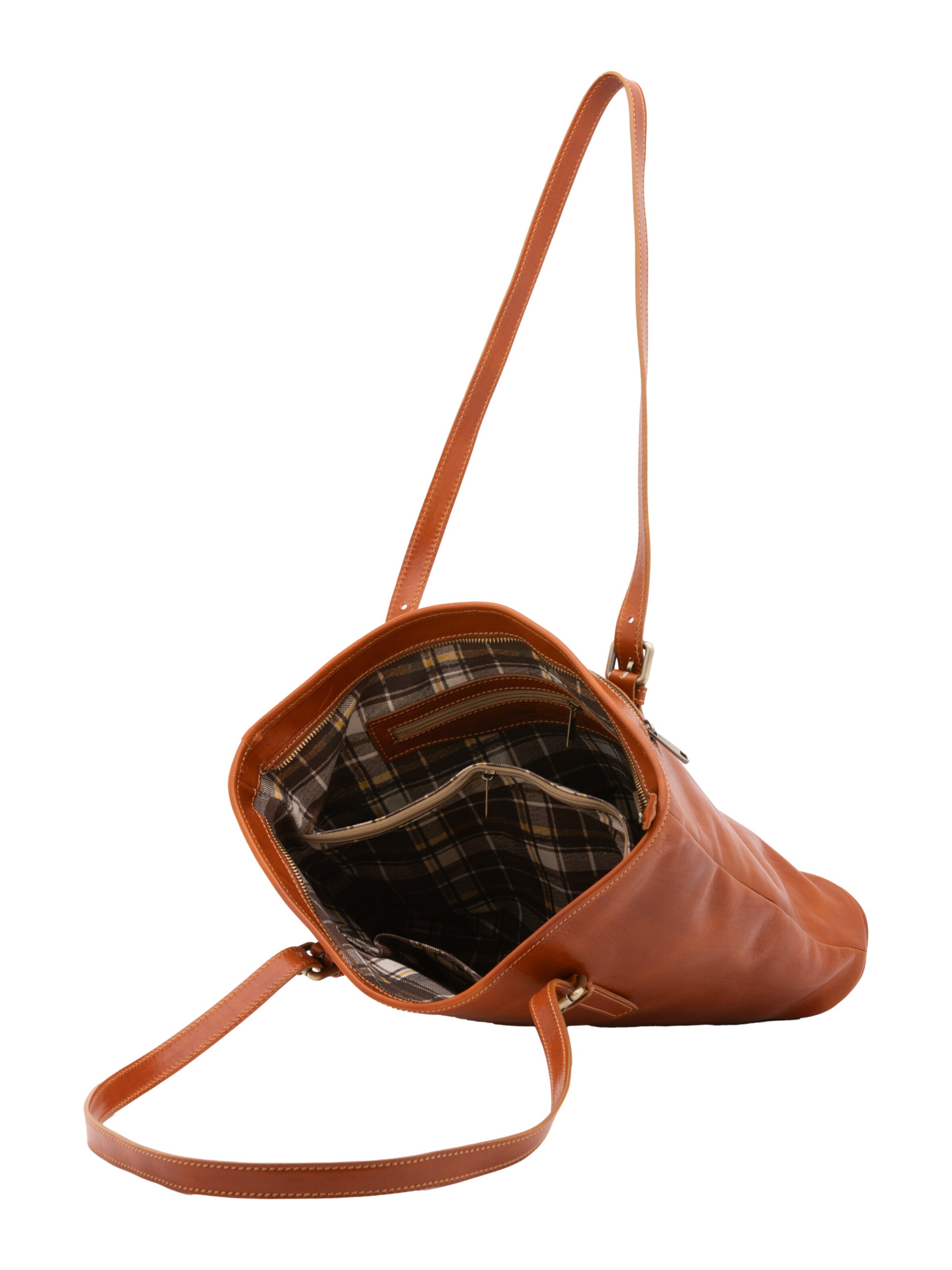 Viola Castellani Schoudertas in Bruin