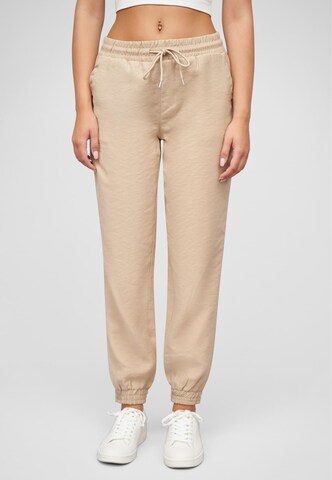 Cloud5ive Tapered Broek in Beige: voorkant