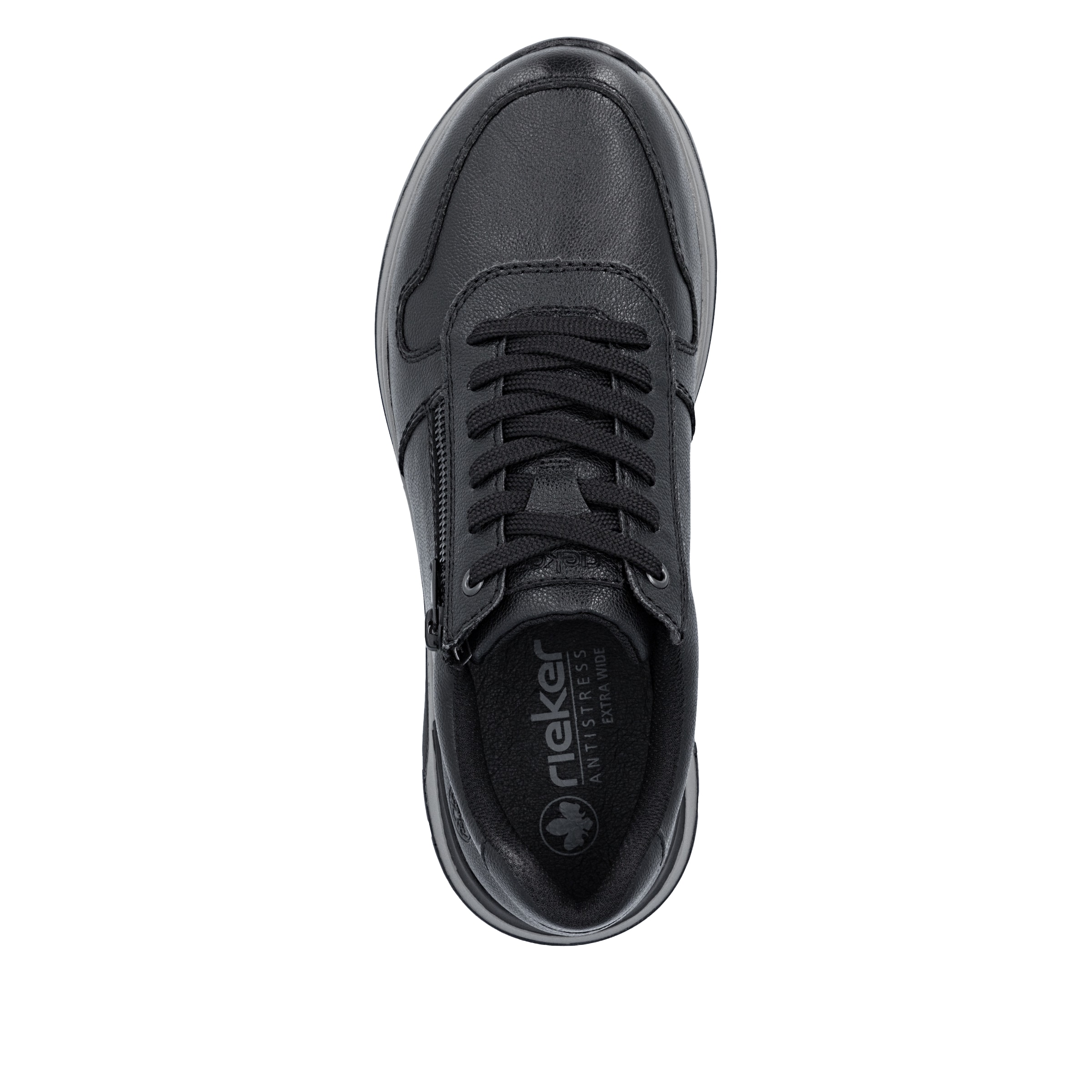 Rieker Lace-Up Shoes in Black