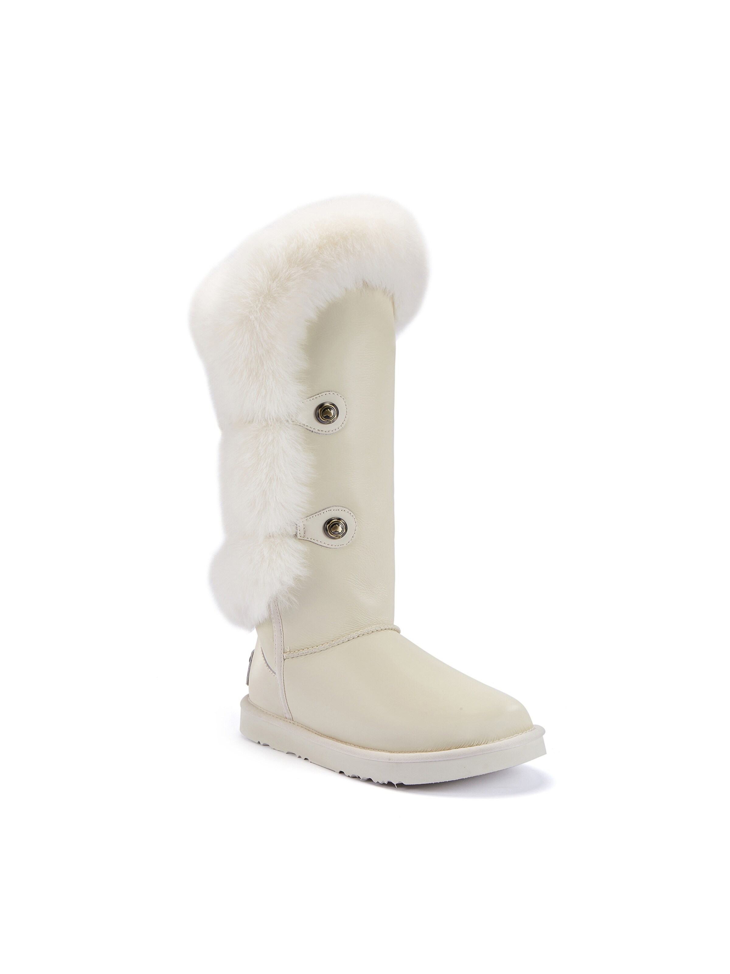Australia Luxe Collective Boot 'Nordic Tall Satin' i beige