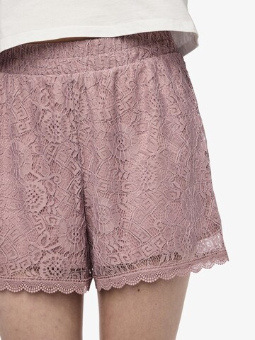 PIECES regular Bukser 'PCOlline' i pink