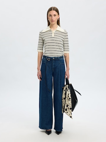 SELECTED - Pullover 'SLFTHEA' em branco
