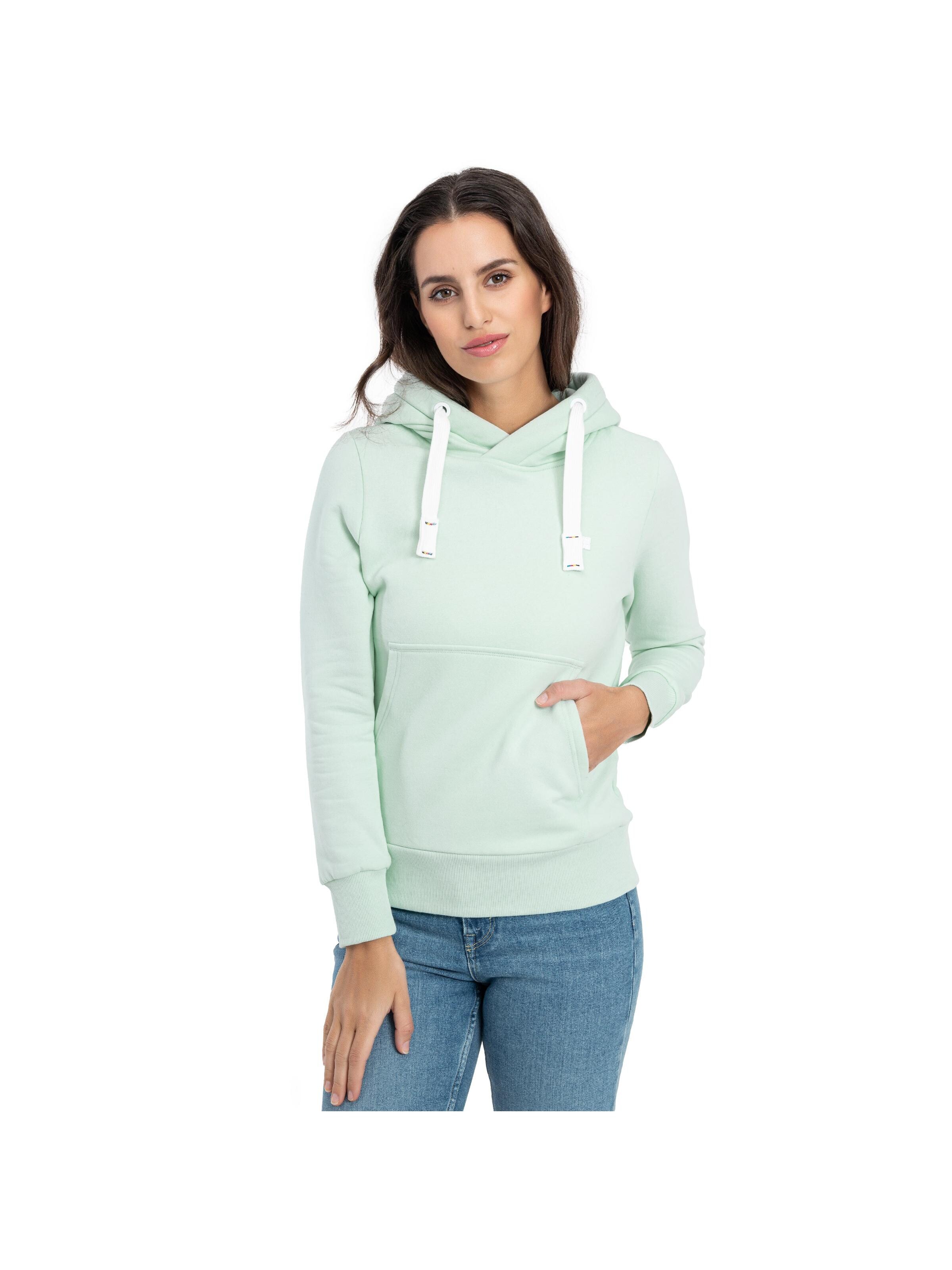 deproc Sweatshirt 'HildaCMYK II WMN' in Green: front