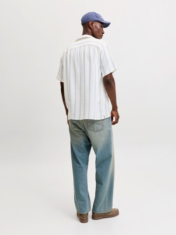 JACK & JONES - Ajuste confortable Camisa 'JORCOBA' en azul