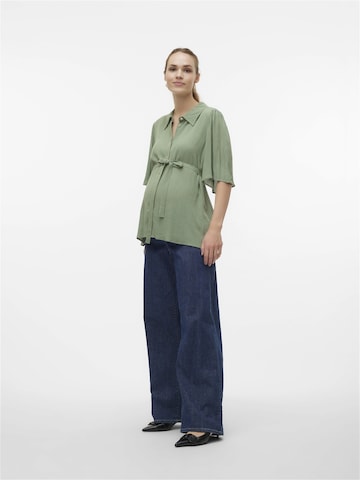MAMALICIOUS Bluse 'My Lia' i grøn