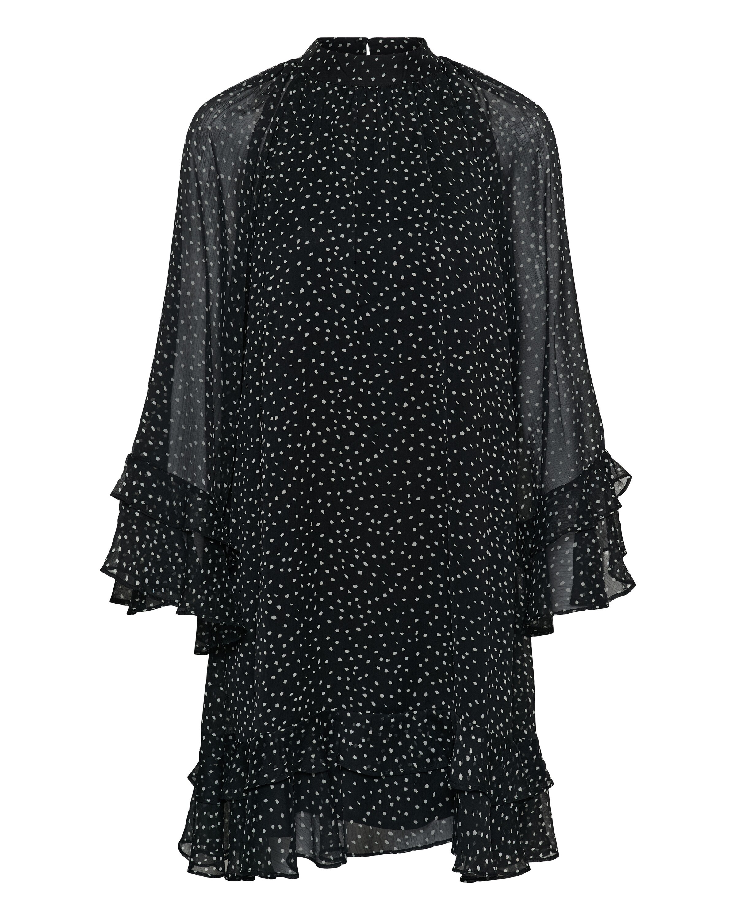 SAINT TROPEZ Kleid 'Labelle' in Schwarz: Vorderseite