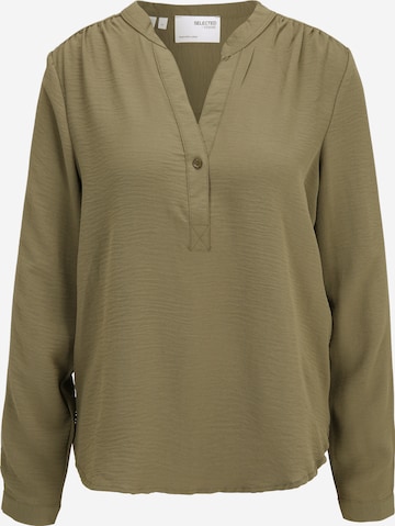 SELECTED FEMME Blouse in Groen: voorkant