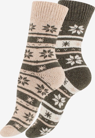 Cotton Prime Sokken in Beige: voorkant