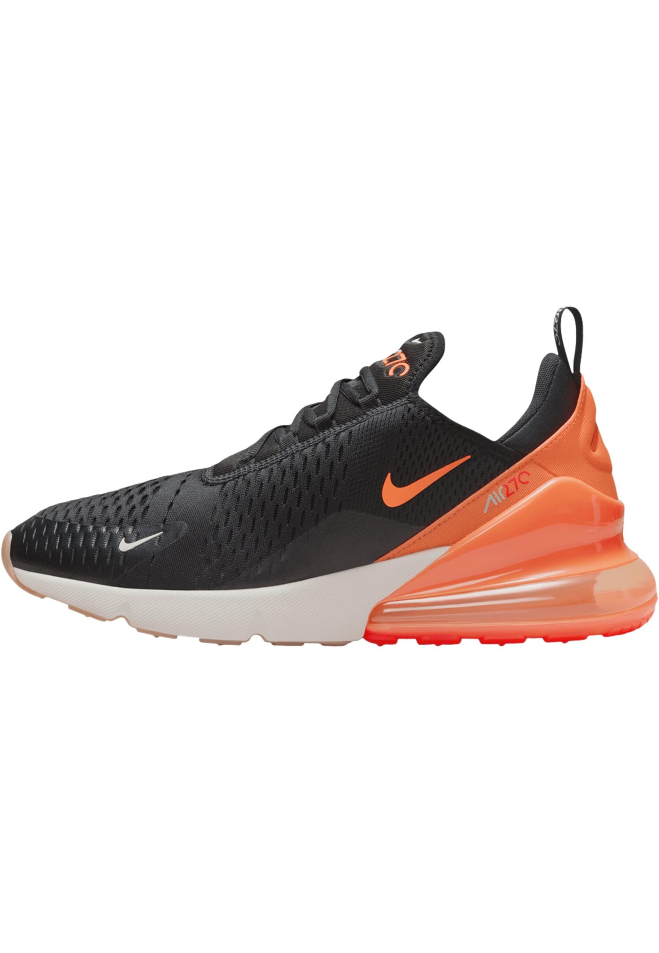 Baskets basses 'Air Max 270' Nike Sportswear en noir : devant