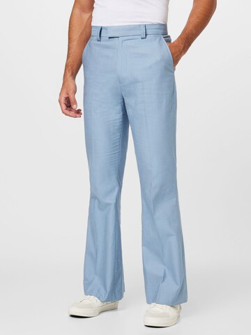 Viktor&Rolf Boot cut Chino trousers in Blue: front