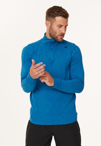 ELITE LAB Langarmshirt 'Core X1 Elite' in Blau: Vorderseite